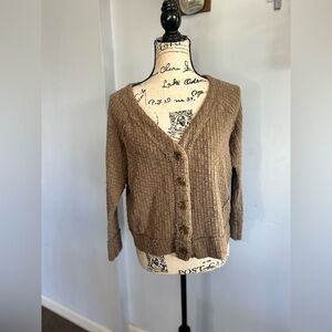 Sandra P‎ top cardigan distress urban street wear grunge boho